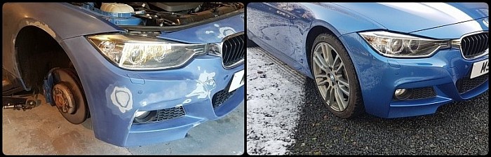 Accident Repair & Respray on a BMW 3 Series – Like New Again